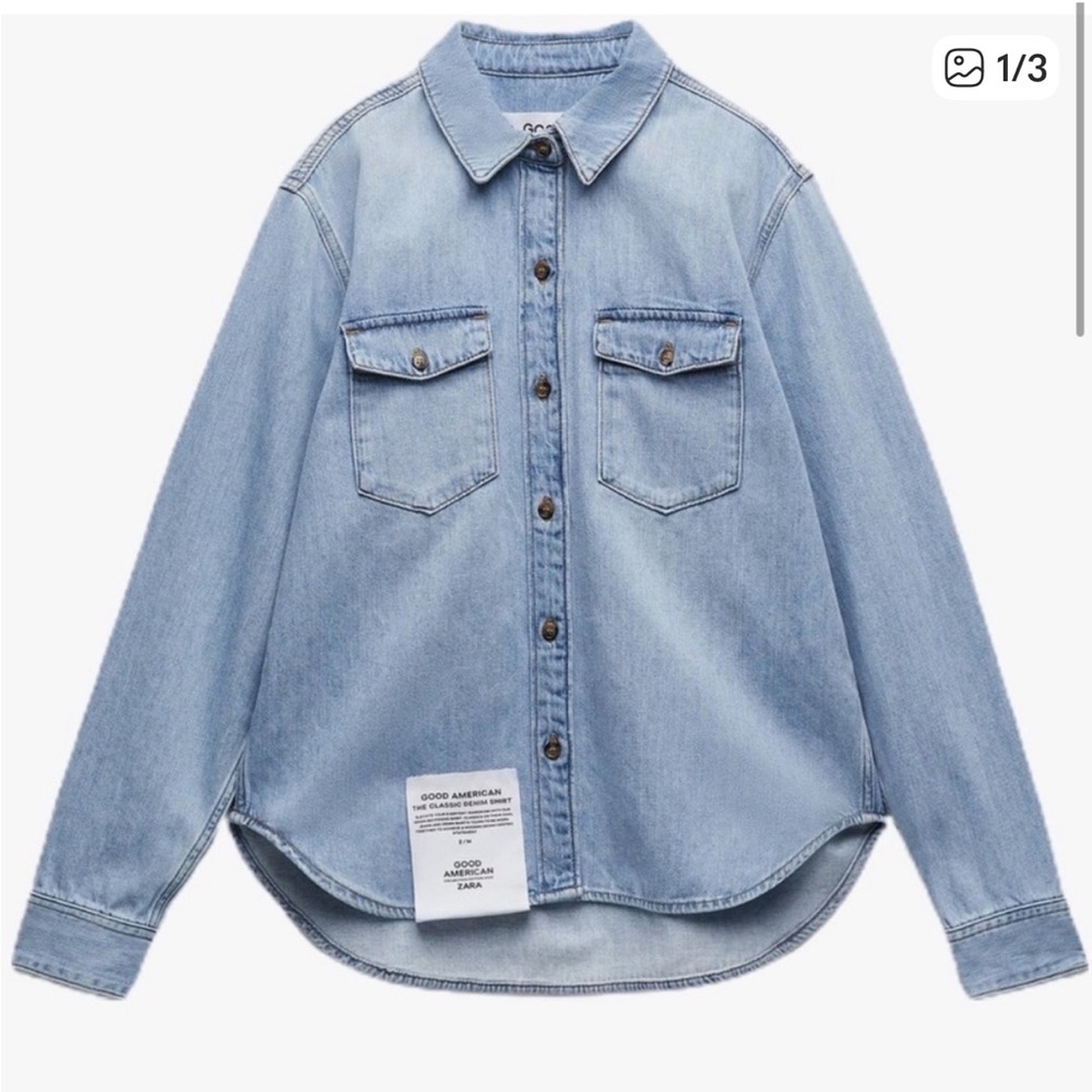 GOOD AMERICAN X ZARA denim jacket - Picture 5 of 6